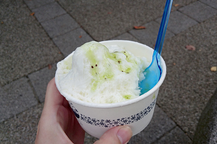 グルメ博で珍しいアイスを食べてきた