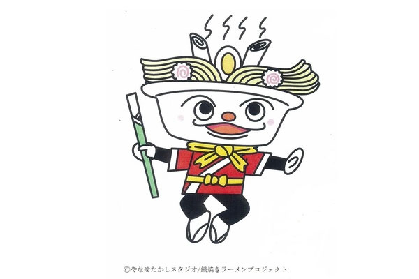 須崎のご当地キャラクターで鍋焼きラーメンの公式キャラクターでもあるなべラーマン