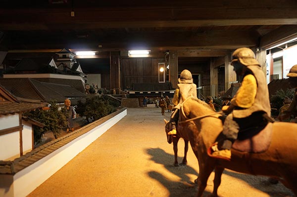 高知城 秋のお城まつり 展示模型お武家さんの目線