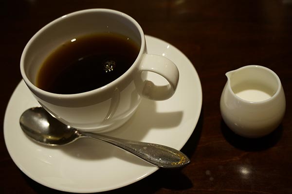 コーヒー＆パスタ ホルンの食後のコーヒー