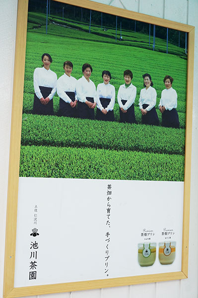 茶畑プリンのポスター